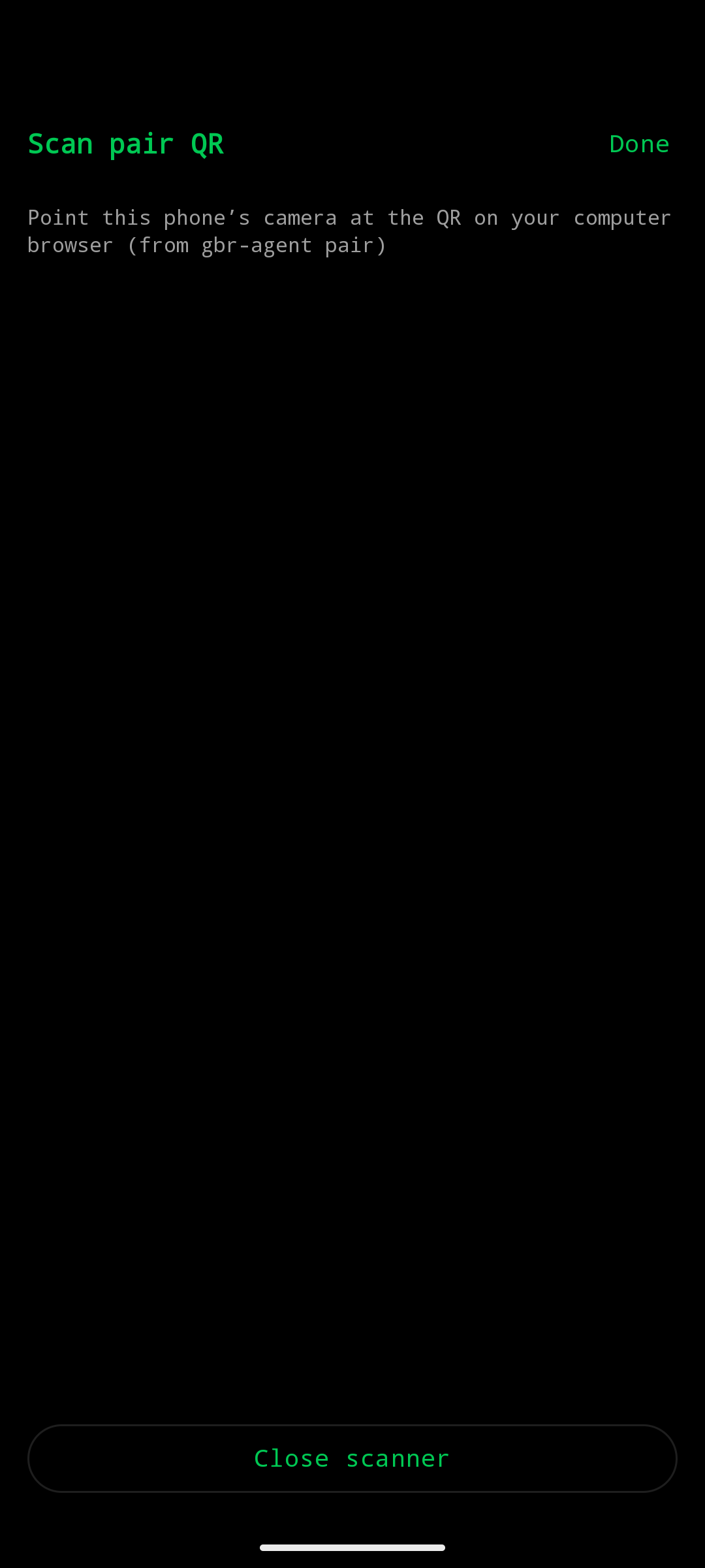 Phone camera scanner