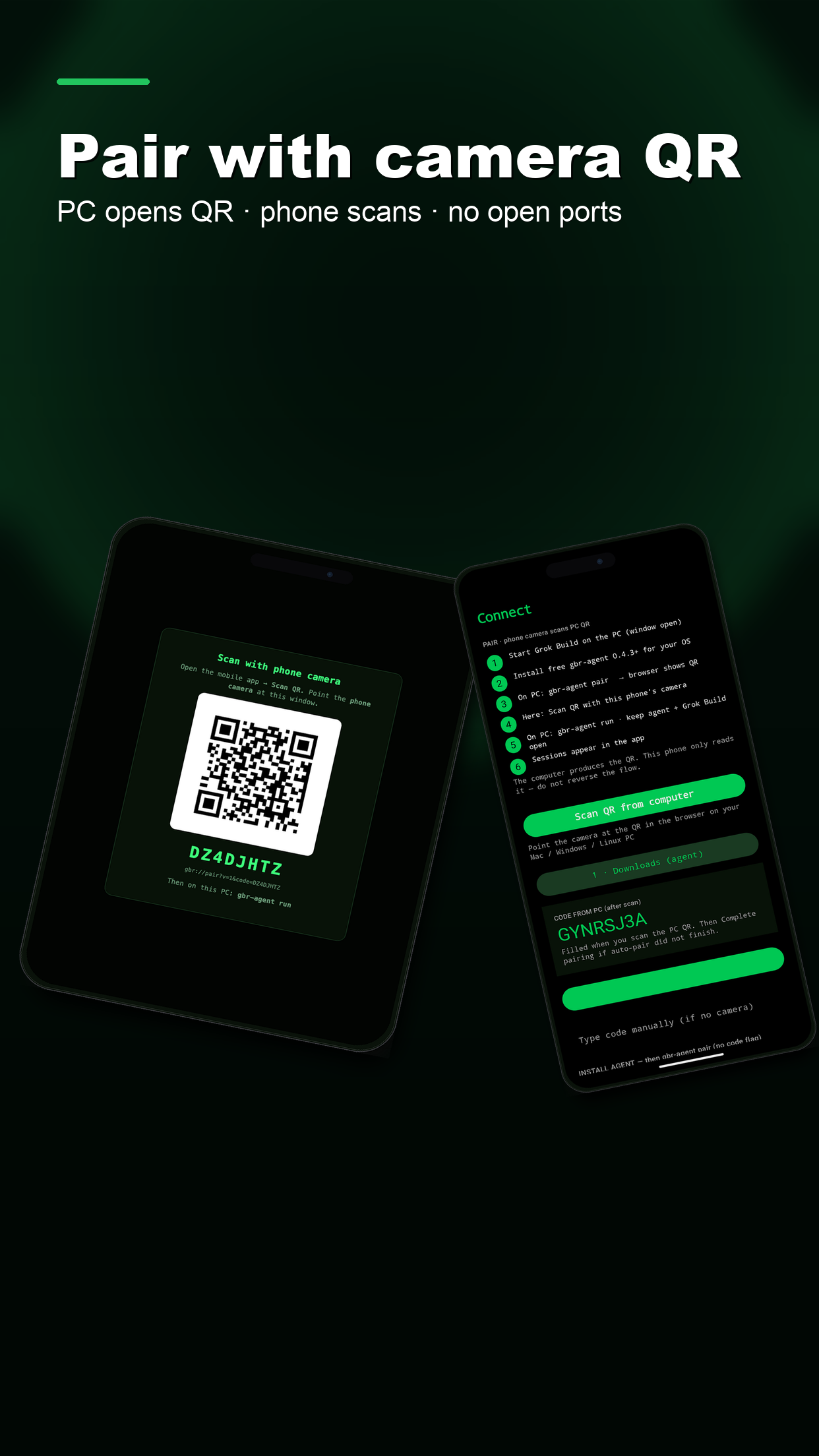 Pair with camera QR